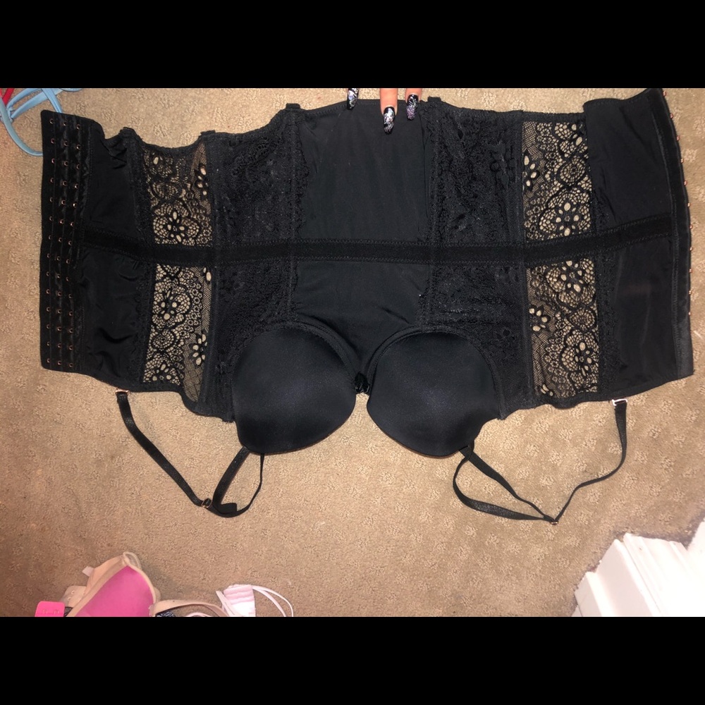 Lace lingerie/corset